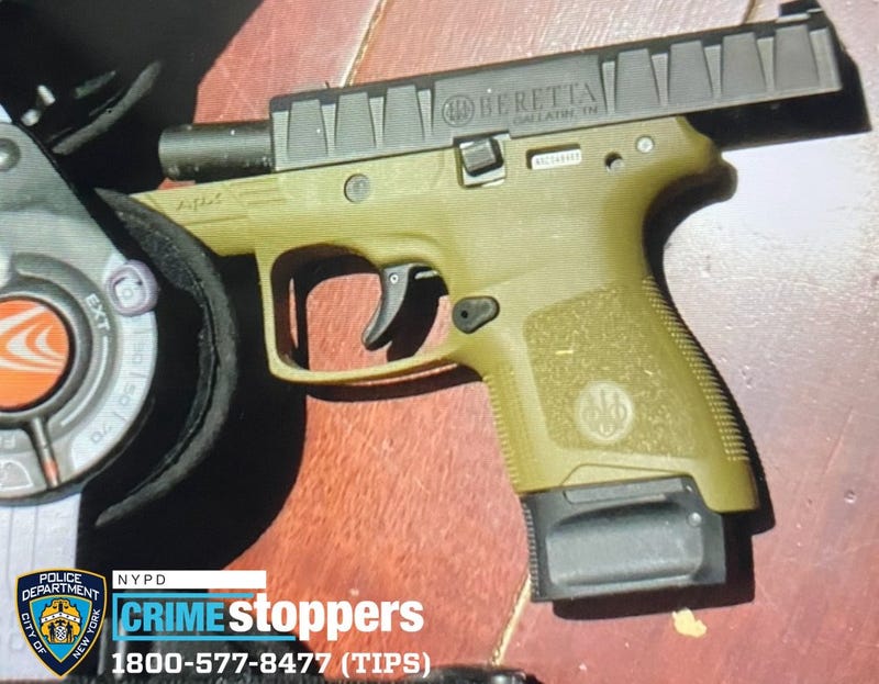 Police said the suspect fired this handgun