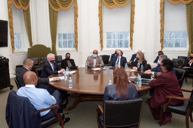 New York City's District Attorneys meet with Mayor Eric Adams