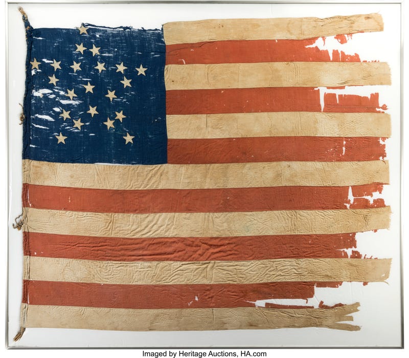 21-star U.S. flag
