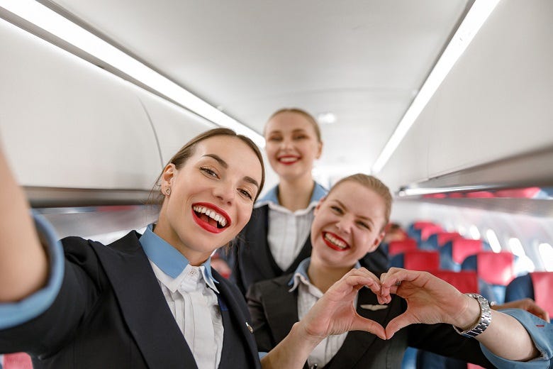 flight attendants