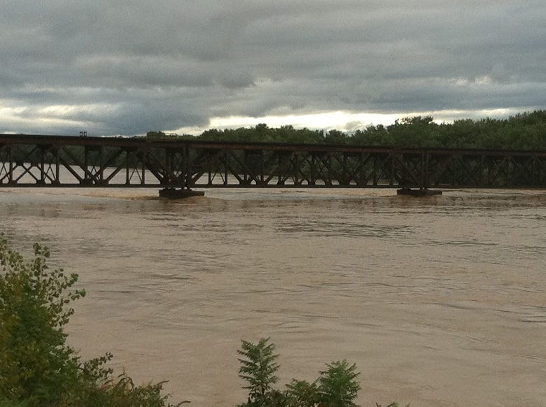 Susquehanna River in Wilkes Barre