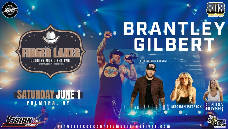 Finger Lakes Country Music Festival featuring Brantley Gilbert