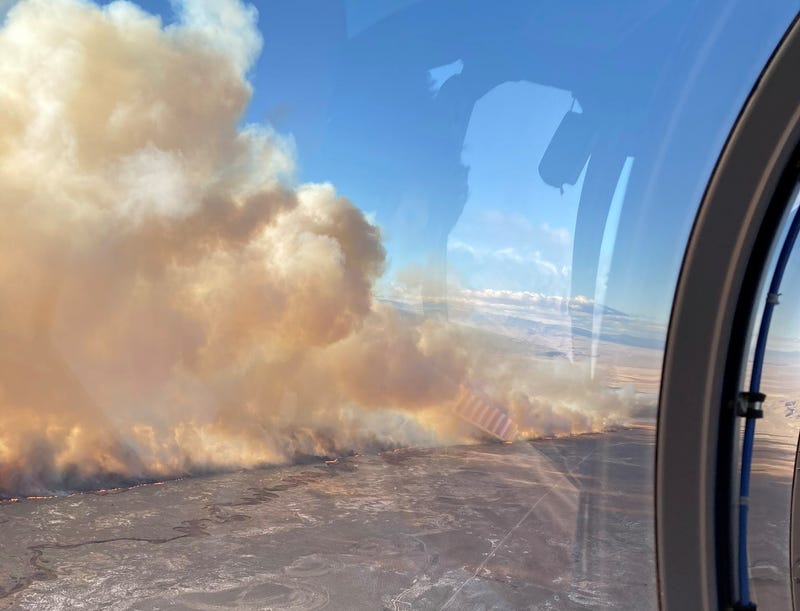Evacuations are underway after a wildfire broke out near Inyo National Forest in the Eastern Sierra Wednesday.