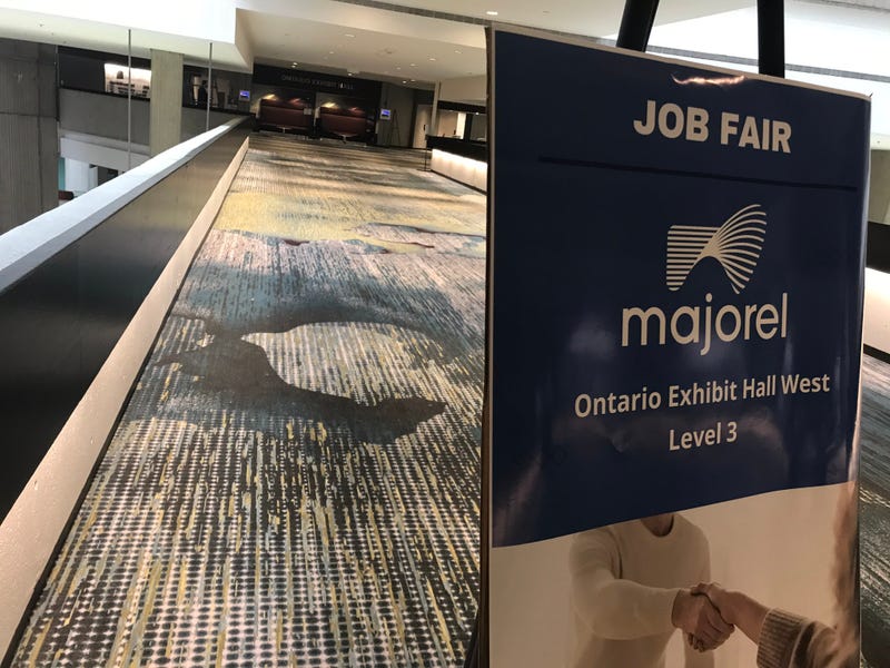 Majorel Job fair sign