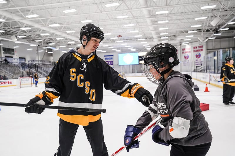 Some of the action from the Break The Ice event.
