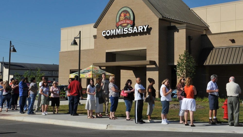 Get set for a lower food bill when you shop at your commissary