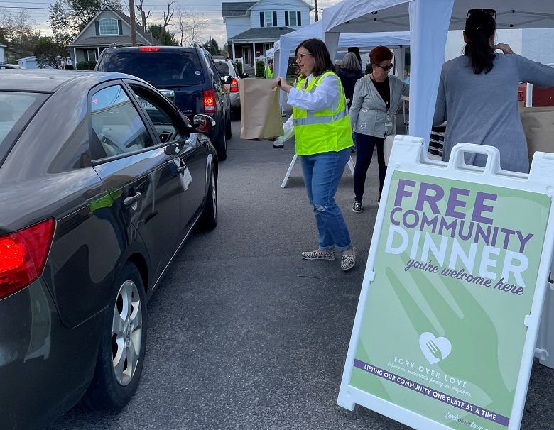 Fork Over Love free community dinner
