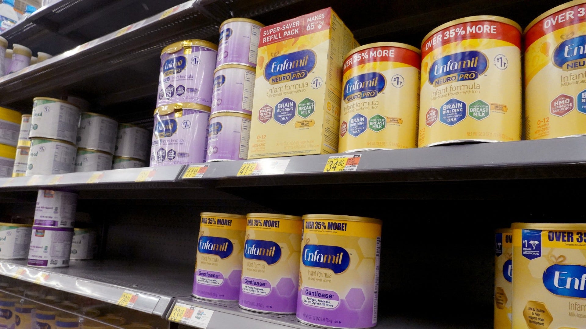 Commissaries setting limits on some baby formulas amid supply chain woes