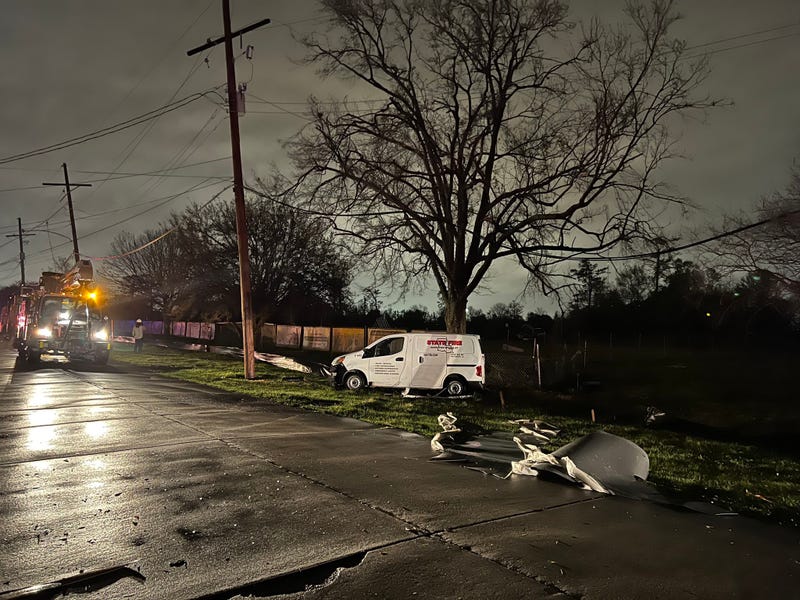 Tornado damage