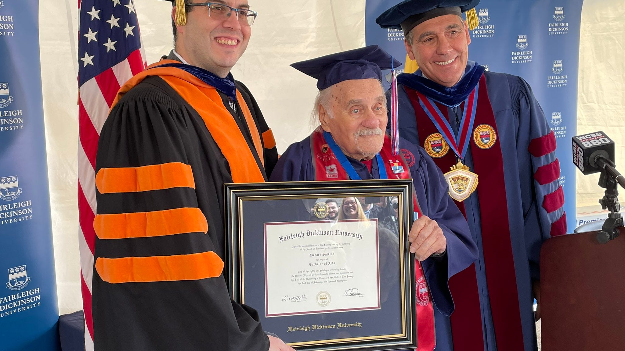 90-year-old Korean War vet finally gets college degree: 'I'm a happy graduate'