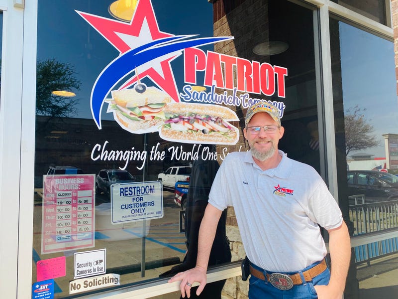 Veteran-owned Denton sandwich shop re-opens thanks to 'angel' donor