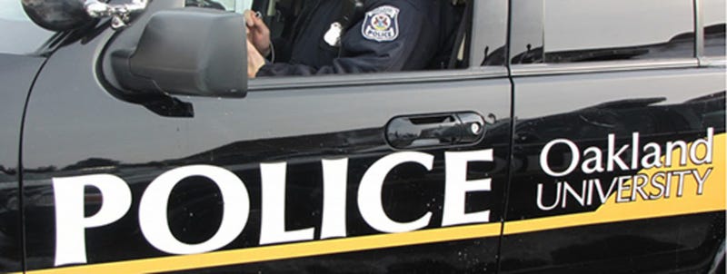 Oakland University police car