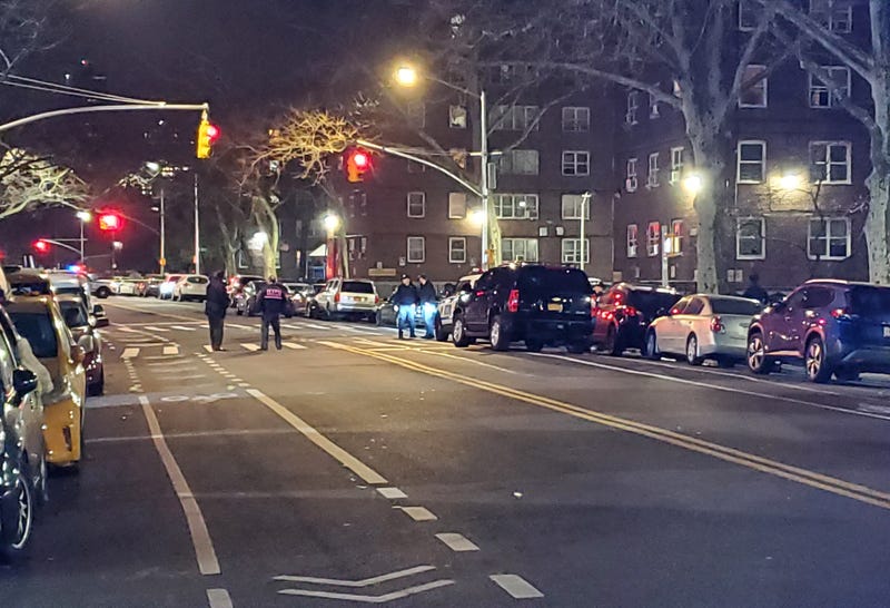 The NYPD officer was shot in a courtyard at the Ravenswood Houses early Thursday