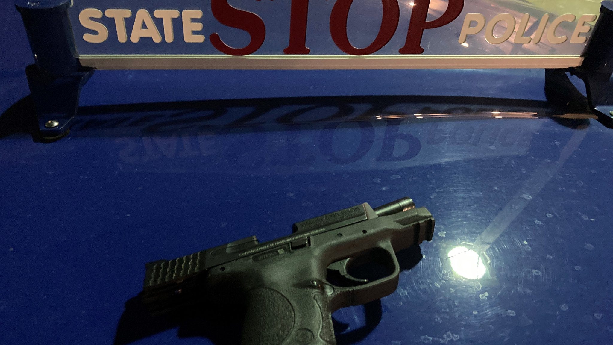 Man driving 90 mph in Madison Heights construction zone had pistol on dashboard: MSP