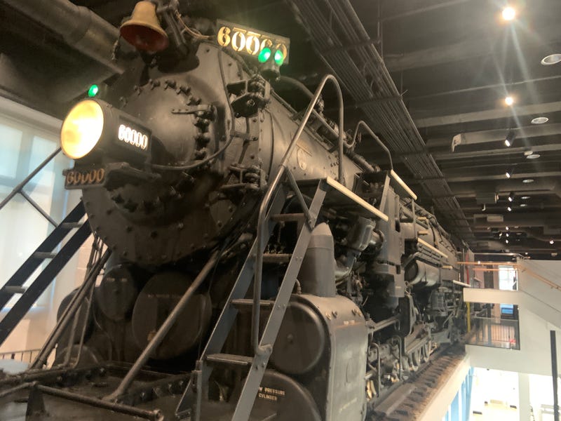 The Baldwin Locomotive that's part of the new Hamilton Collections exhibit.
