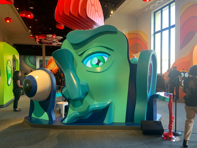 Another part of the Franklin Institute's new Body Odyssey Exhibit.