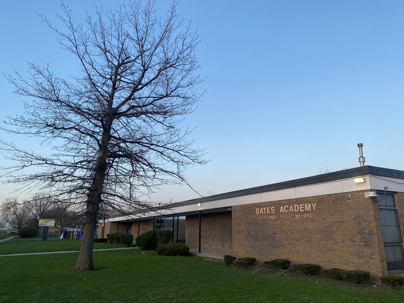 Bate's Academy school building in Detroit 