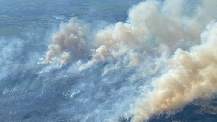 "Large plume of smoke visible from miles away:" Wildfire ravages 2,000+ acres in lower Northern MI
