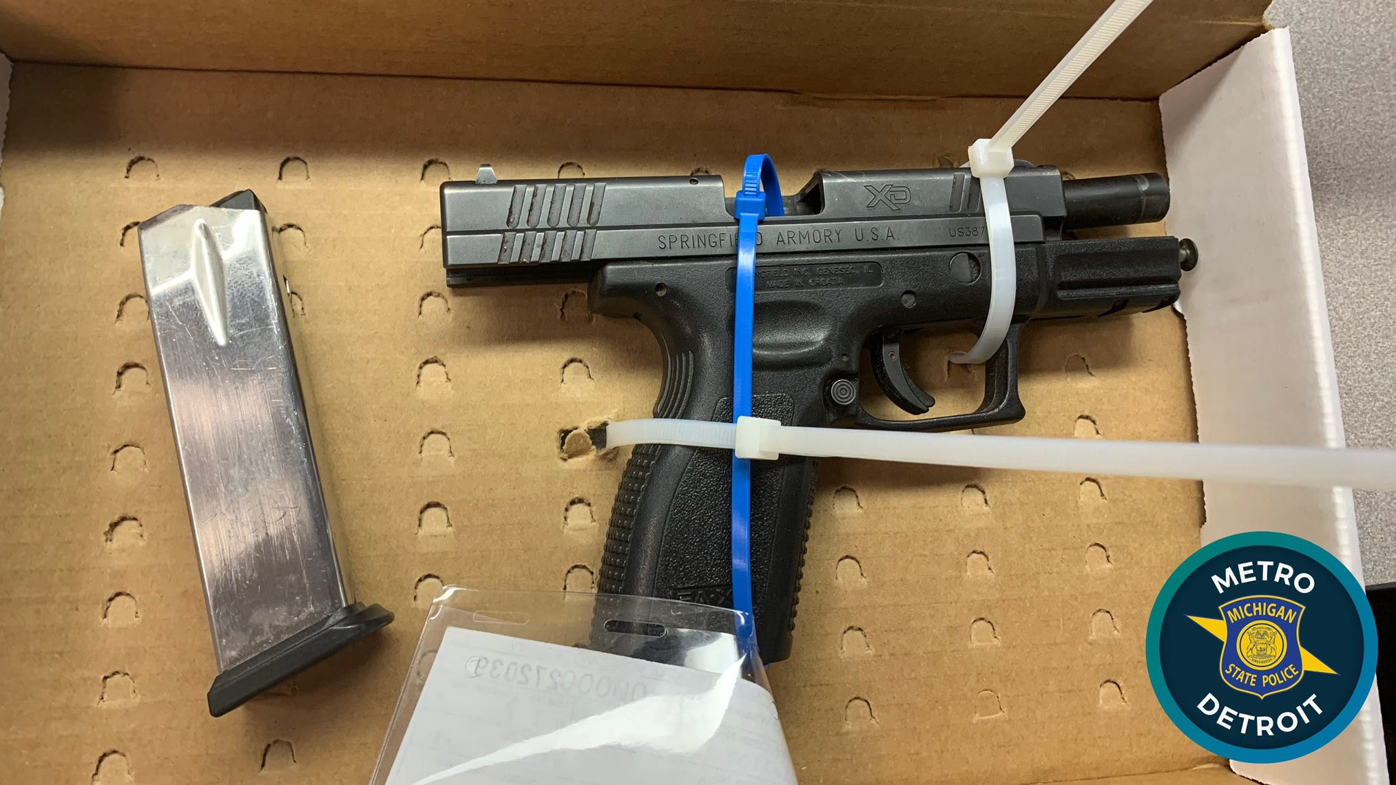 Troopers stop convicted felon attempting to bring handgun across Ambassador Bridge: MSP