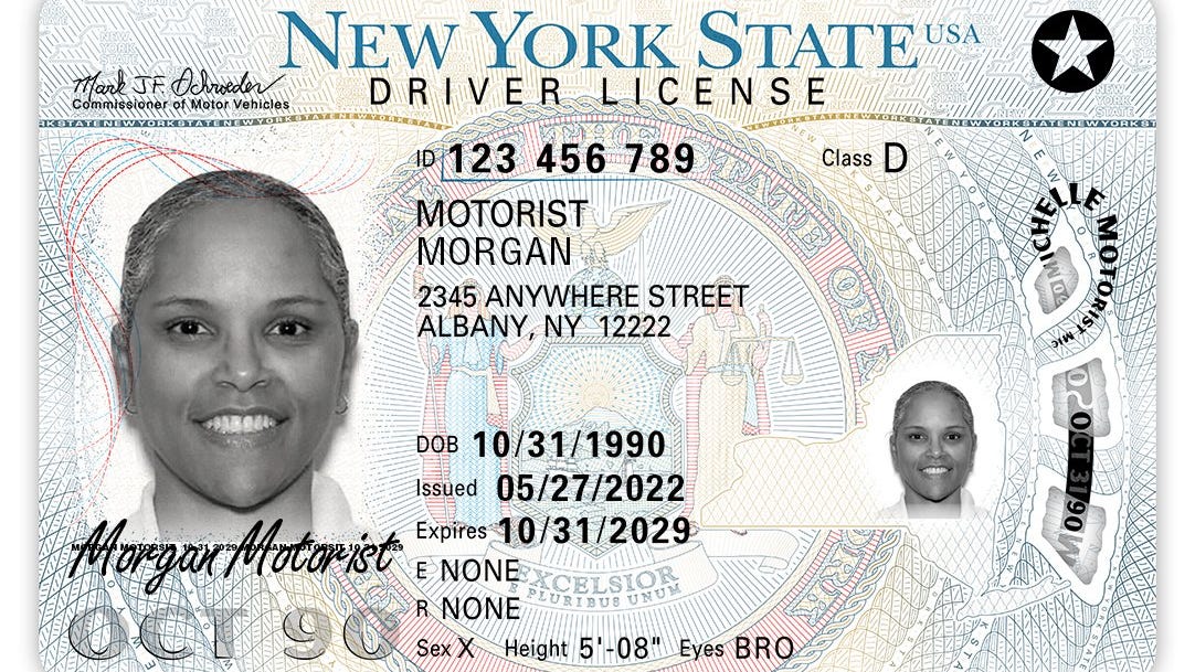 NYers can now choose 'X' gender marker on driver's license, ID cards
