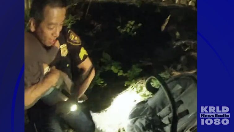 Video shows the moment a Fort Worth officer rescues a kidnapped baby