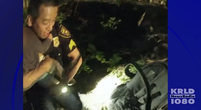 Video shows the moment a Fort Worth officer rescues a kidnapped baby