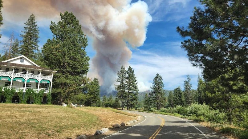 Smoke from Yosemite Washburn Fire prompts Bay Area air quality advisory