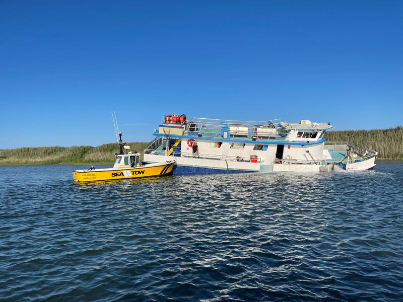 22 people rescued from sinking charter boat near Townsend Inlet Bridge
