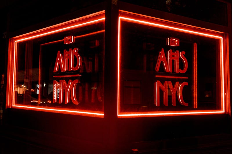 The entrance of the "AHS: NYC" Shop 