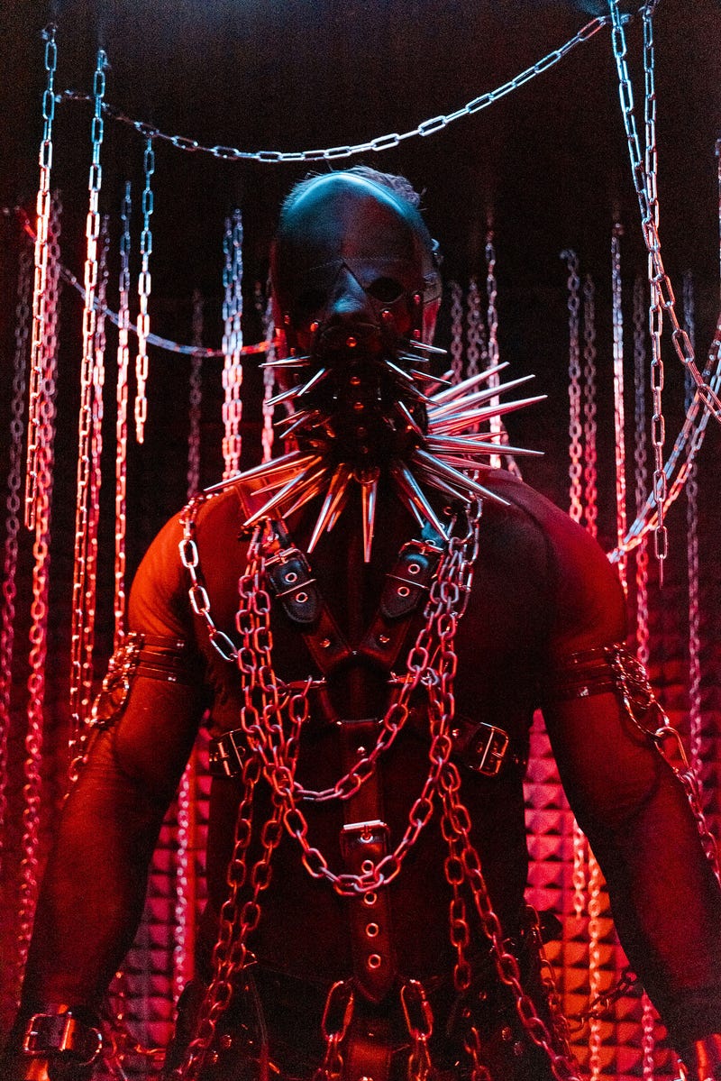 A performer at the "AHS: NYC" Shop.