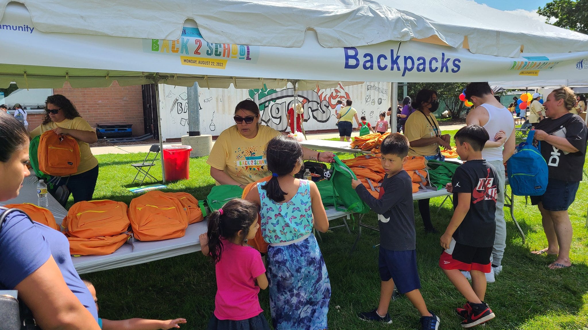 Southwest Side CPS students given free school supplies at Back-to-School Bash