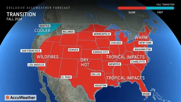AccuWeather fall map