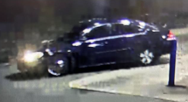 Suspect's vehicle on surveillance camera