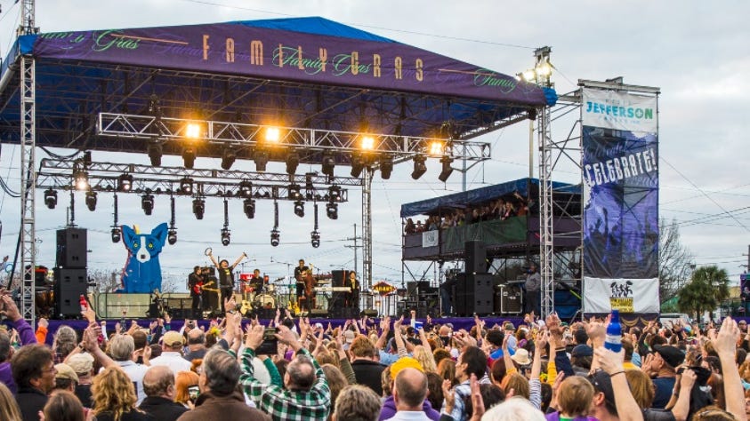 A couple of changes to Mardi Gras in Jefferson Parish