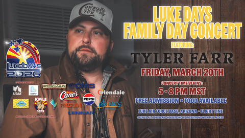 Luke Days Family Day Concert featuring Tyler Farr!