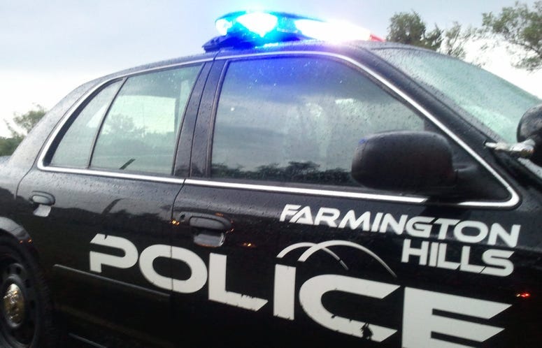 Farmington Hills Police vehicle