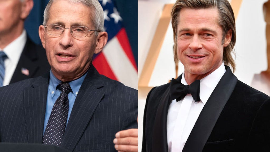 Brad Pitt's Emmy Nomination for 'SNL' Impersonation Is 'Surrealistic,' Fauci Says