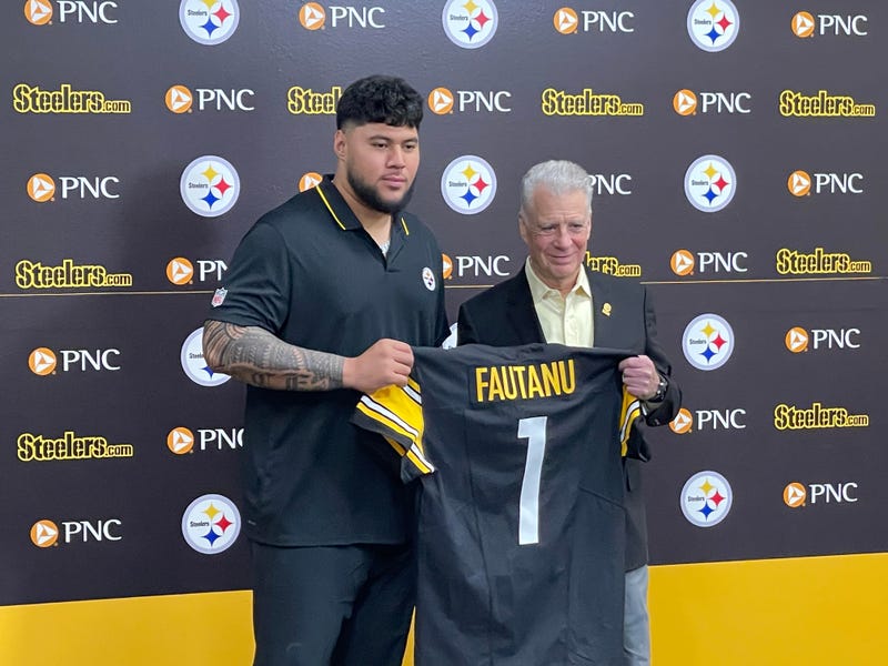 Troy Fautanu and Art Rooney