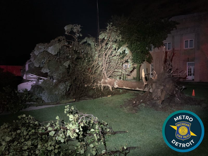 Residents and witnesses in northern Macomb County believe a tornado touched down and caused widespread damage on Monday, but weather experts say not so fast.