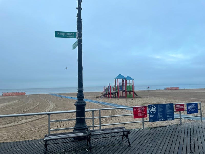 The three kids were found unresponsive on the beach at W. 35th Street