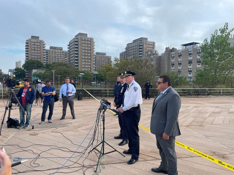 The NYPD held a press conference on the incident Monday morning
