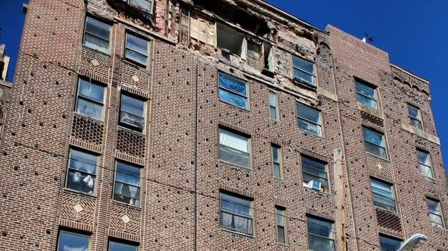 Dozens evacuated from partially collapsed apartment building in Logan