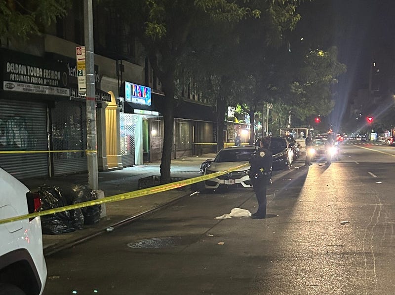 Tuesday night's shooting in Harlem followed another just blocks away earlier in the day