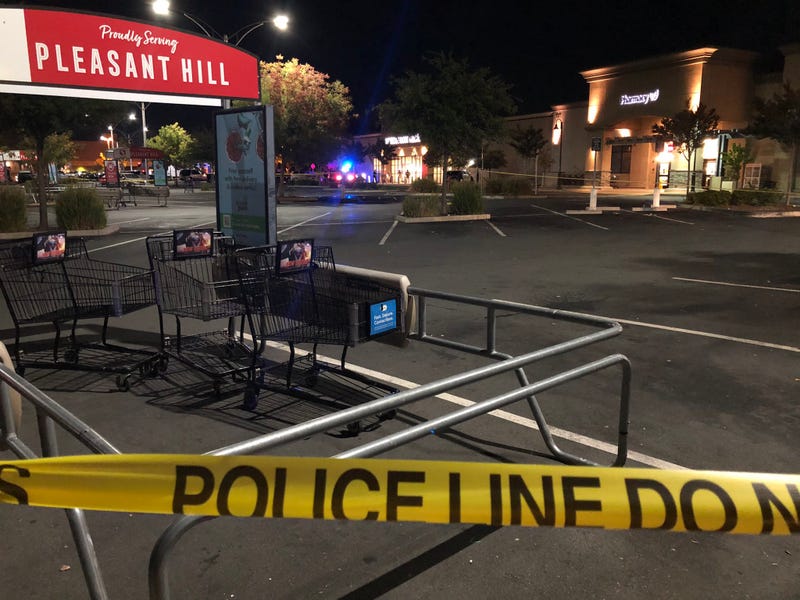 The scene of a police standoff which started Tuesday night and ended Wednesday morning.