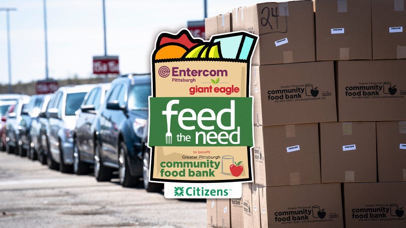 Entercom Pittsburgh Giant Eagle Feed the Need to benefit Greater Pittsburgh Community Food Bank