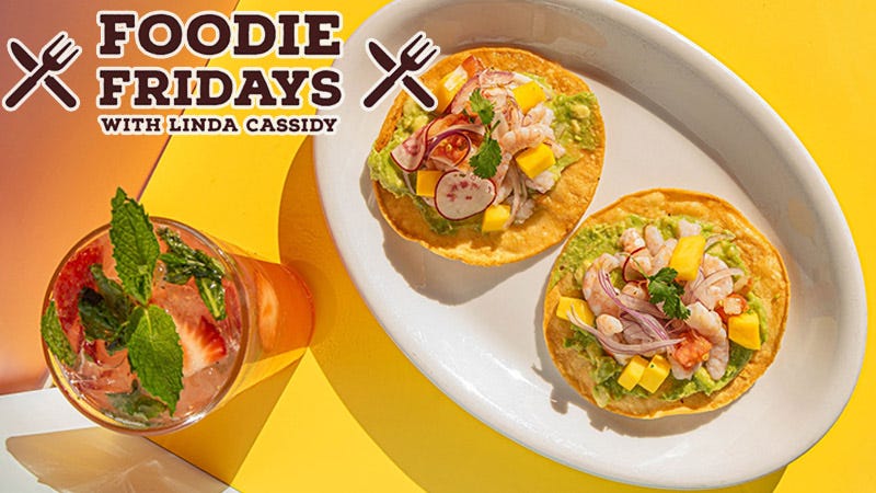 tostada and cocktail