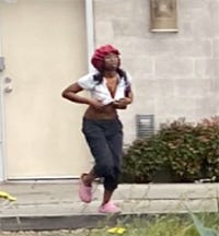 woman running