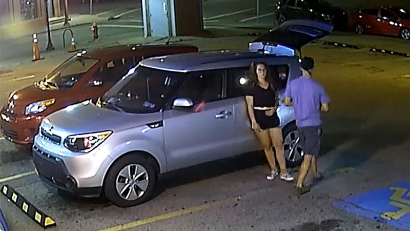 Female tagging suspect