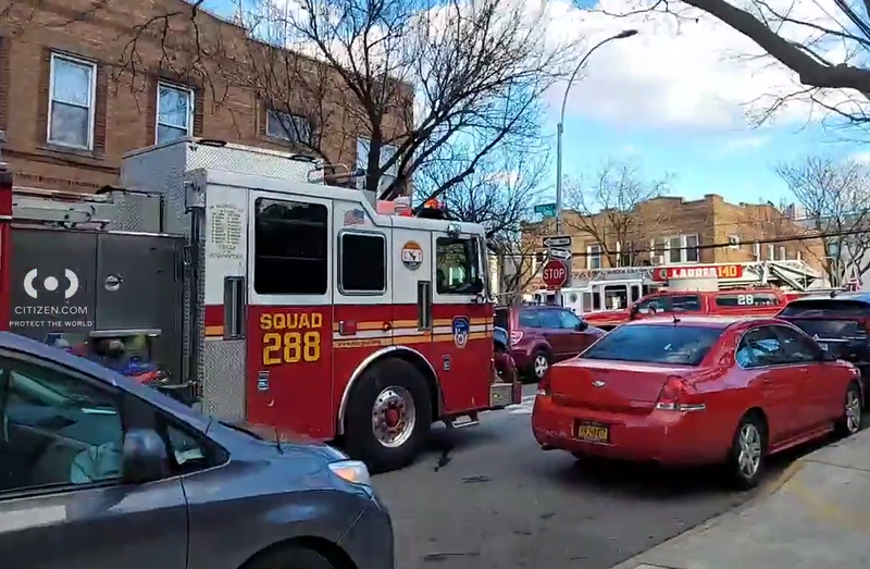 Members of the FDNY raced to the scene on Himrod Street in Ridgewood on Feb. 4, 2025