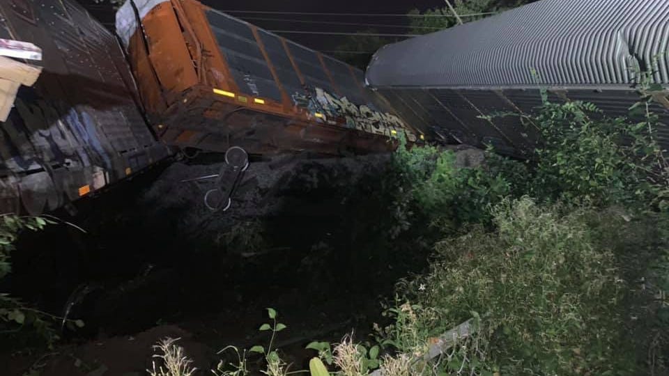 Tree saves house from Ferguson train derailment